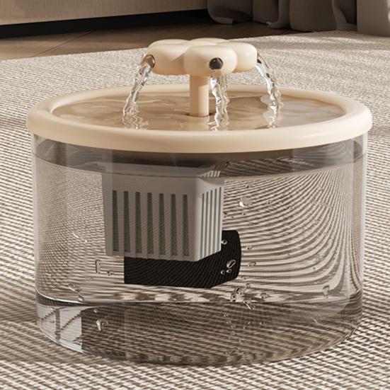 1,5L Katzenbrunnen Automatischer Haustier-Trinkbrunnen Leiser Haustier-Wasserspender