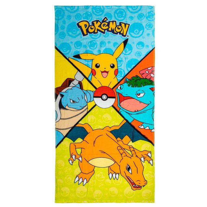 Serviette de plage - Cerda - Pokémon - Coton - Multicolore - Enfant