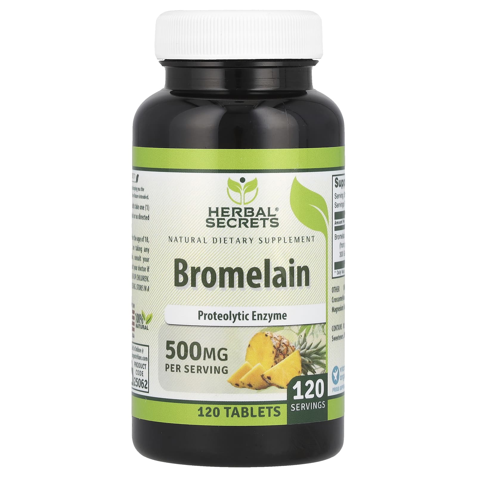 

Bromelain, 500Mg, 120 Tablets