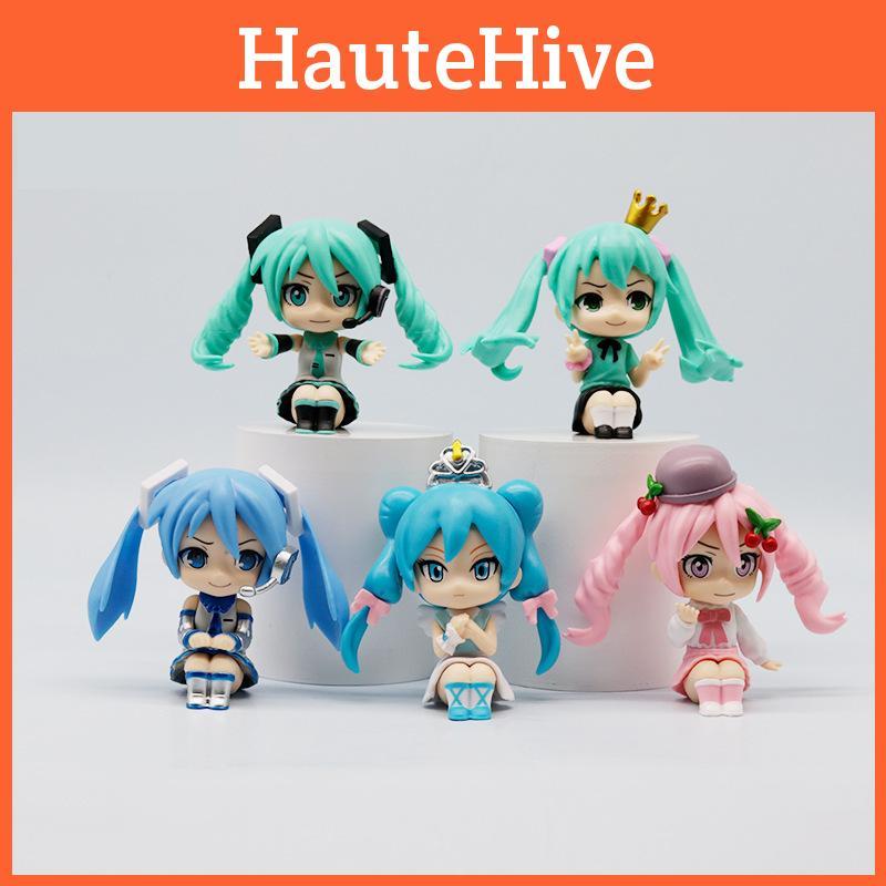 Action Hatsune Miku Figure Anime Doll Collectible Toy Model Kawaii Display Gift