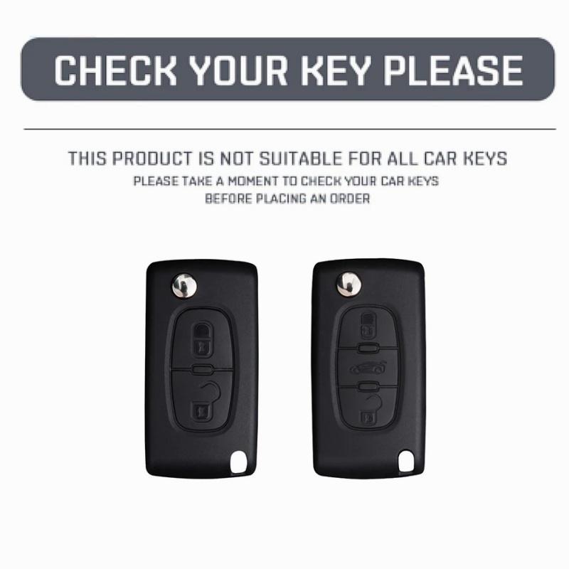 Husă nouă la modă pentru cheia auto Pentru Peugeot 207 307 308 407 607 807 Breloc protejat