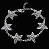 925 Sterling Silver Starfish Bracelet For Woman Wedding Engagement Party Gift Fashion JewelryGood product