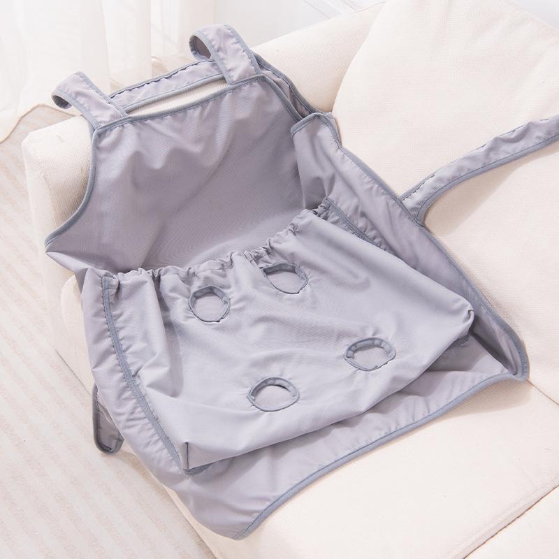 Summer Cat Apron: Non-stick Fur Pet Bib for Hugging & Nail Clipping