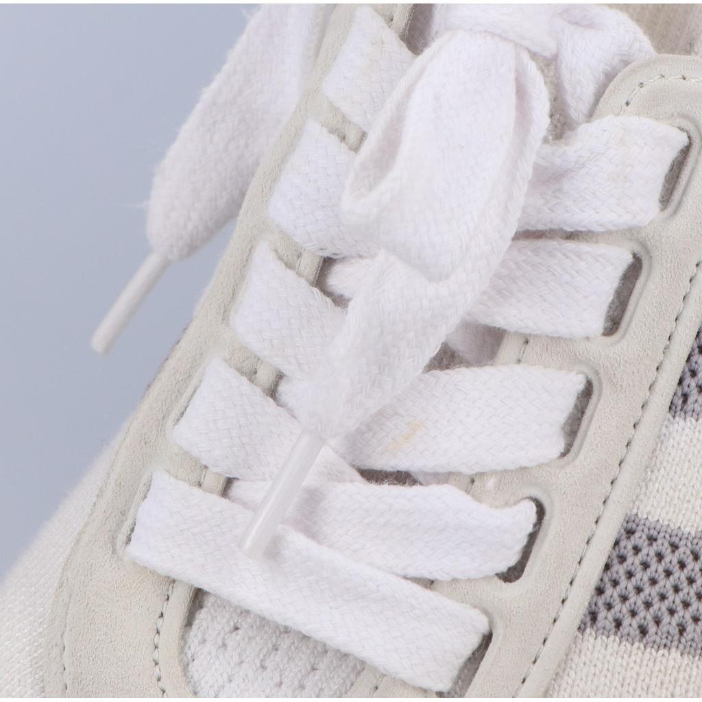 HERMES Crew knit and chevre velvet H logo low-top sneakers shoes 37 White x grayUsed