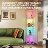 LED Stehleuchte 5-stufig dimmbar Stehleuchte mit Ablage, RGB Farbwechsel, Fernbedienung