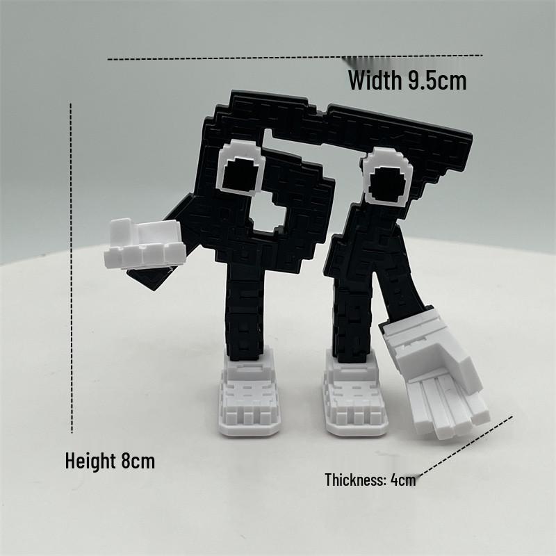 Pixel Art Shan Hai Jing: Italian Brainrot Mascot Doll Ornament
