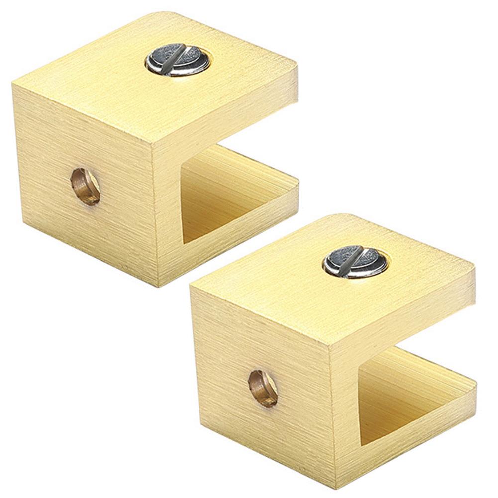 

Високоякісний кронштейн затискач затискач для скла полиця підставка для винного охолоджувача затискач support 2 шт 8 мм-12 мм латунний фіксований затискач