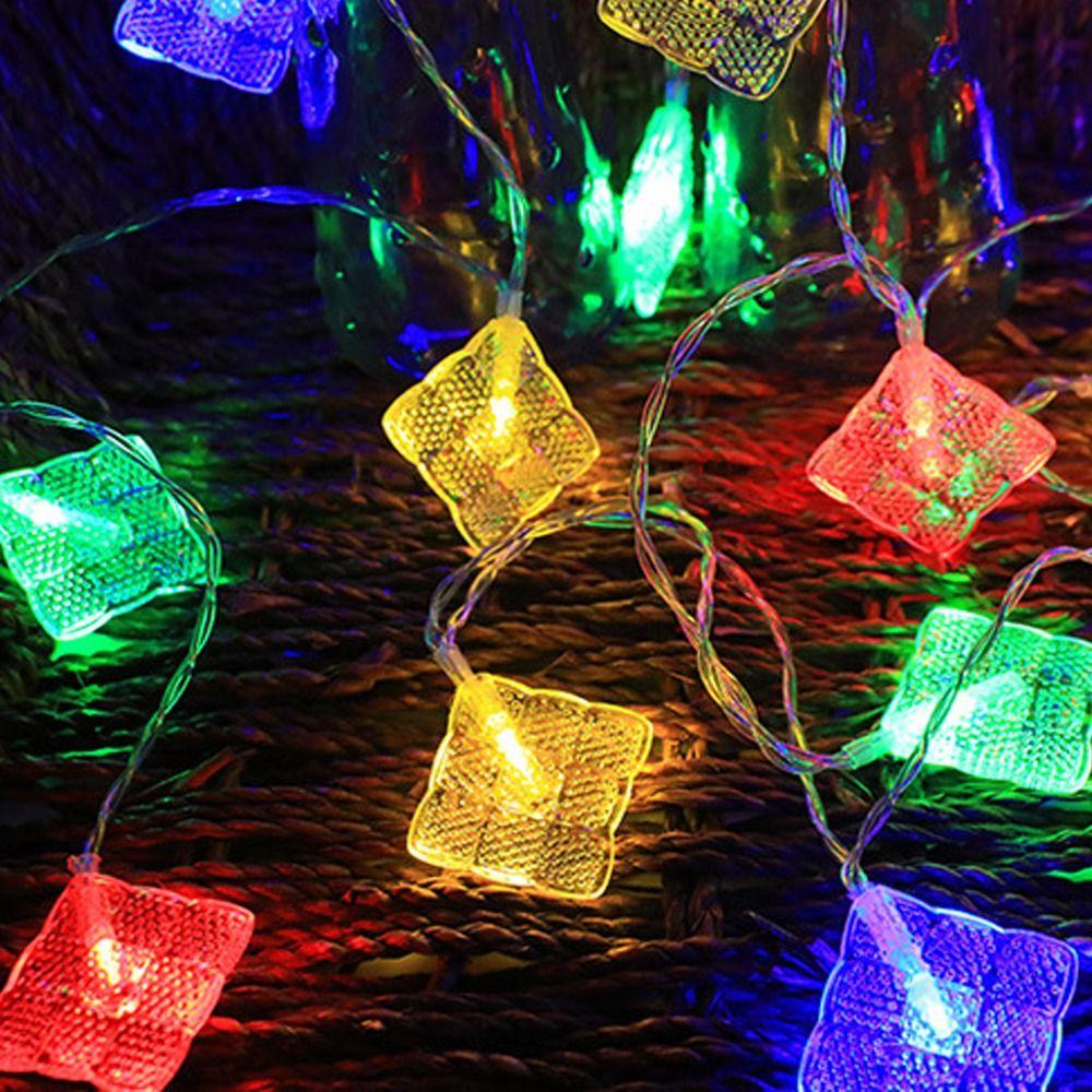 Waterproof Eid Mubarak String Light 10/20/30/40 LED Garland String Lamp  Garden Patios Bedroom