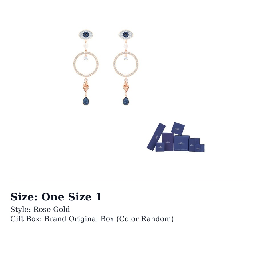 Swarovski Symbol Earrings Women`s 5500642 One