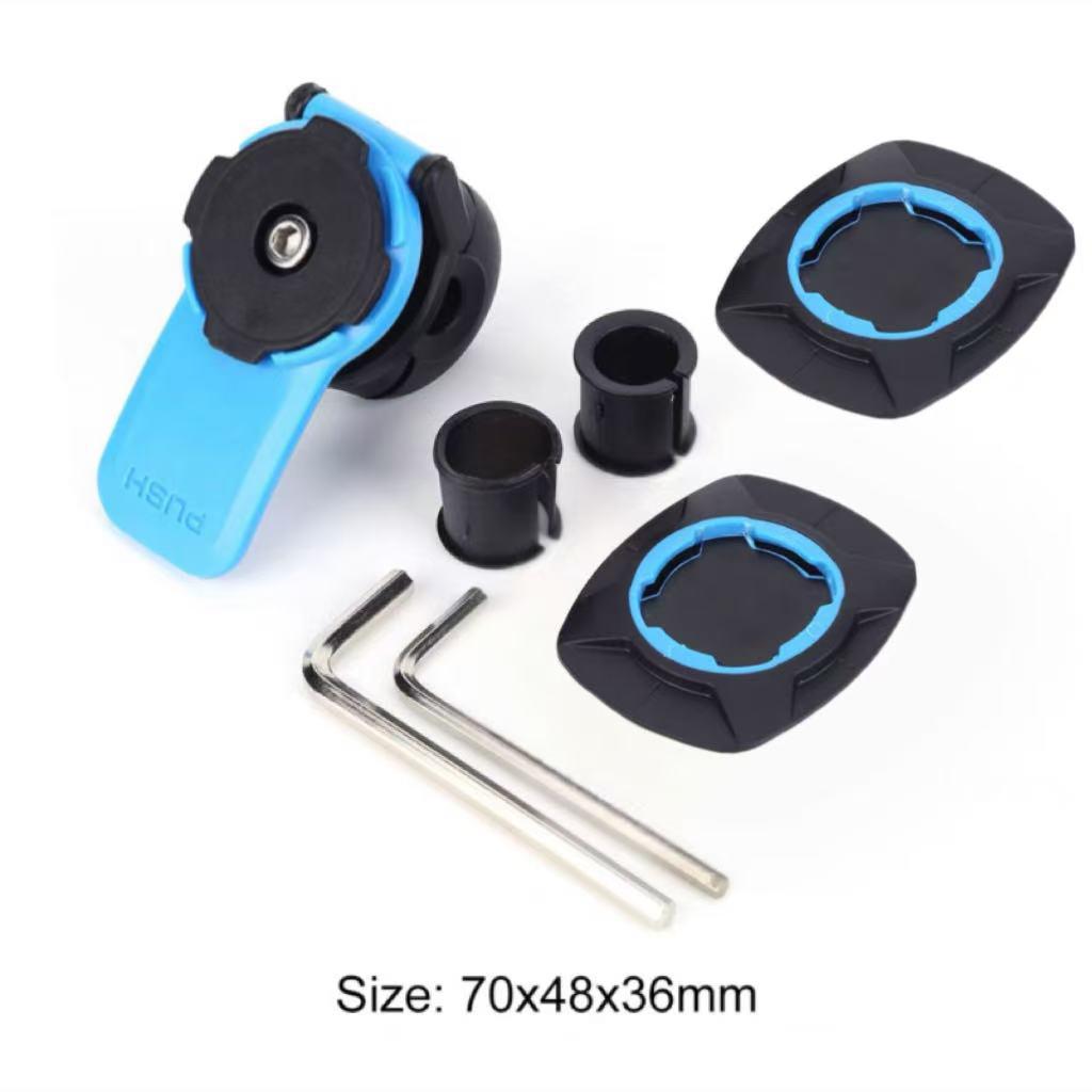 Motorcycle & Bicycle Phone Holder with Shock Absorption for Navigation