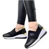 New Sports and Leisure Single Shoes Women's Slope Heel Elastic Wind Lazy Shoes