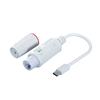 Efficient 48V To 5V Type C POE Splitter Adapter Compatible for Security Cameras Solid Construction for Stable Operation
