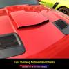 18-23 Ford Mustang Custom Dry Carbon Hood Vents Replacement