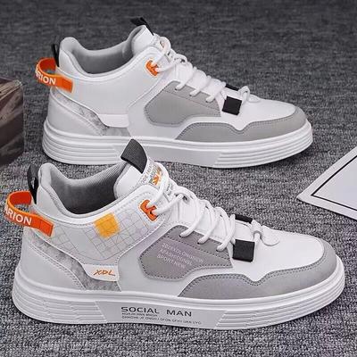 Scarpe da Ginnastica Scarpe Alte da Uomo Moda Comode con Lacci Scarpe Vulcanizzate Nuove Scarpe da Ginnastica con Zeppa di Design Tenis Masculino