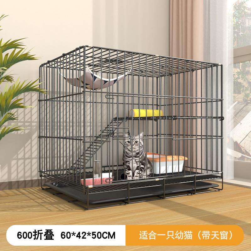 

Кошачья клетка для дома и виллы с туалетом, крытый супер складной кошачий домик, маленькая клетка, кошачье гнездо