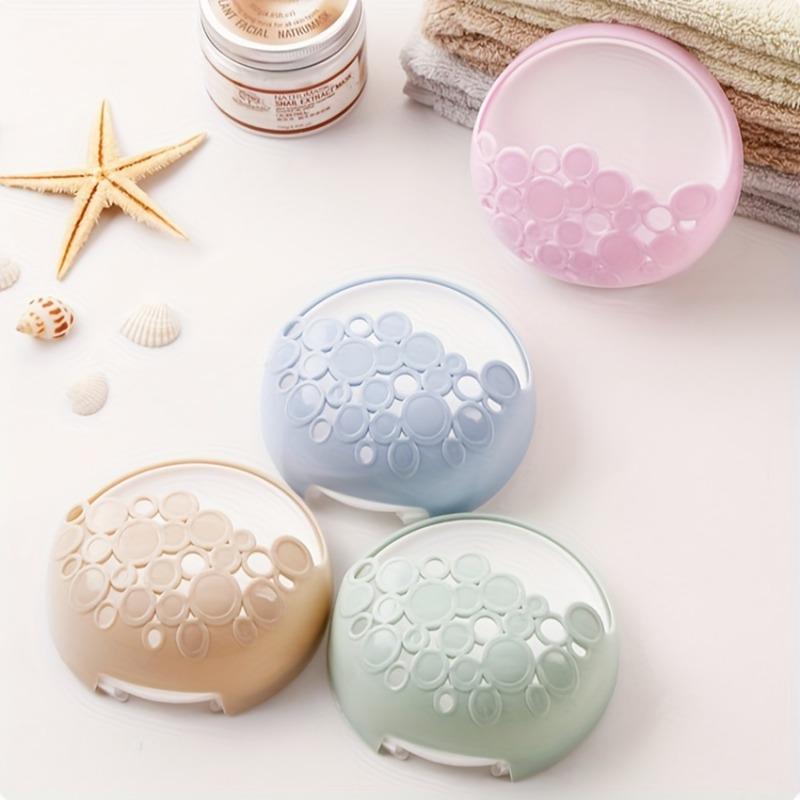 Fashionable Strong Suction Cup Bathroom Simple Soap Box Wall Mounted Drip Water Soap Holder