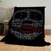 1pc Joker Theme Design Flannel Blanket - 3D Printed Soft Warm, All-Season Lightweight Throw for Camping Travel Bed-080754