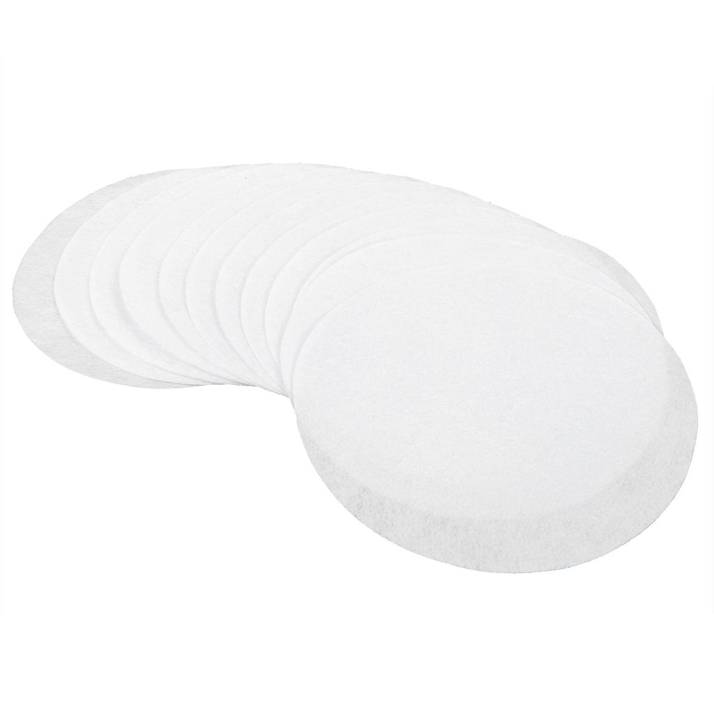 Felt Dish Protection Pad AntiFriction Storage Separator Insulation Mat Food Plate Porcelain Divider(White 48PCS)