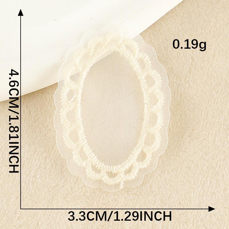 Embroidery Label Hair Accessories Flower Lace Embroidery Stickers DIY Patch Stickers Clothing Accessories Cloth Label Cloth Stickers