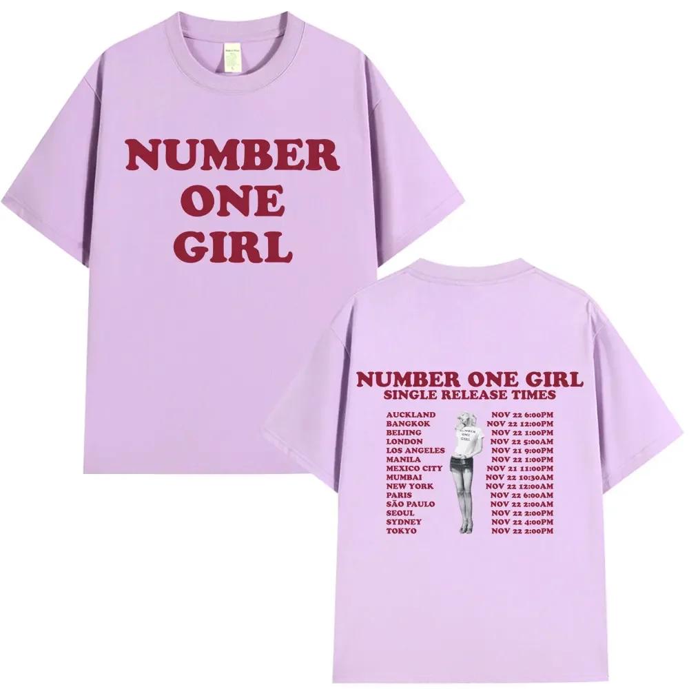 Ros Number One Girl T Shirt Unisex Unisex Clothing Harajuku Tshirt Y2k Unisex High Quality Cotton Short Sleeve Tee Shirt Fans Gift