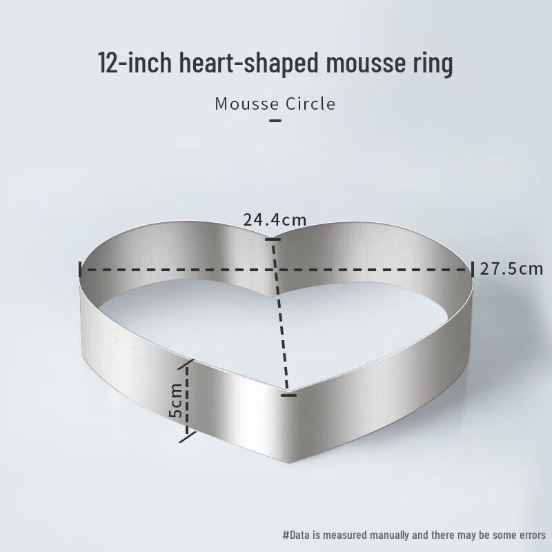 Wankajia Stainless Steel Mousse Cake Rings