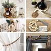 Wood Separation Beads DIY Decoration Spacer Balls Pocket-Size Sewing Bead Set Bracelet Charms Jewelry Handmade Needlework