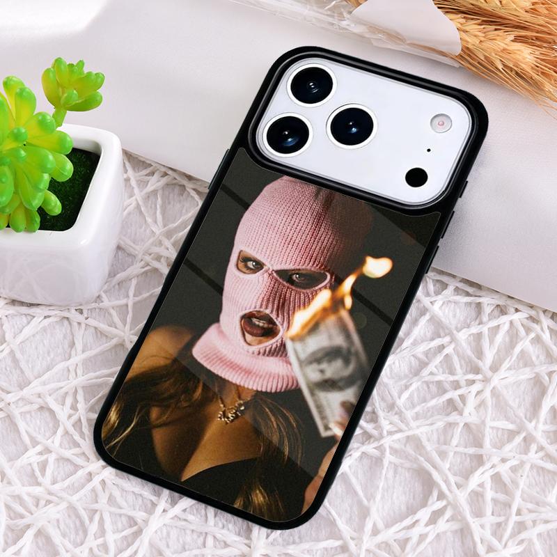 Masked Goon Thug Life Teared Girl Shockproof Phone Case for iPhone 17 Air 16e 15 11 12 14 13 Pro Max Cover Coque