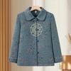 Women's Spring & Autumn 2026 Jacket: Stylish Lapel Loose-Fit for Middle-Aged & Elderly