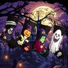 Halloween Themed Stocking Gift Bag Unique Sock Pendant Decoration for Candy Treats Perfect Scene Ornament Festive Cloth Bag