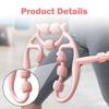 2 Pieces Massage Roller Versatile Portable,Fitness,Handheld,Circular Leg Clamp Tool for