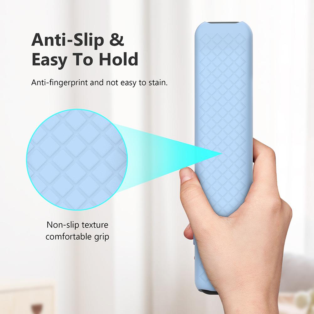 Silicone Remote Case for TCL RC716/RC833 GUB1 TV Remote Control Case Shockproof Remote Protective Case Anti-Drop Silicone Sleeve