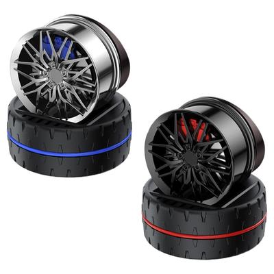 Gevrkjenp Car Solar Aromatherapy , Solar Rotating Car | Car Wheel Air