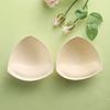 Bra Pad Insert Sewn Push Up Bra Cup Inserts Removable Triangle Breast Enhancer for Swinsuit Sports Bra Bikini