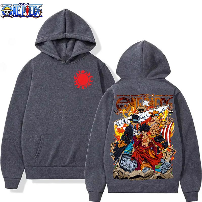 Anime One Piece Unisex Oversized Hoodie Sweatshirt Men's Clothing 25 Autumn Women Long Sleeve Pullover Sweater Tops Streetwear