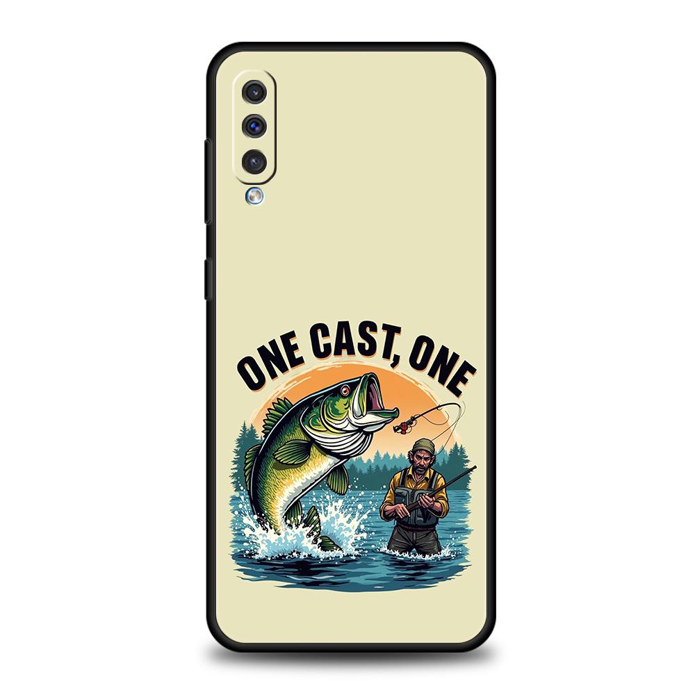 

Phone Case for Samsung Galaxy A56 A36 A26 A06 A16 A24 A36 A54 A14 A42 A22 A20 A12 A10 5G Soft TPU Shell Hunting Fishing Man Bags Samsung A12