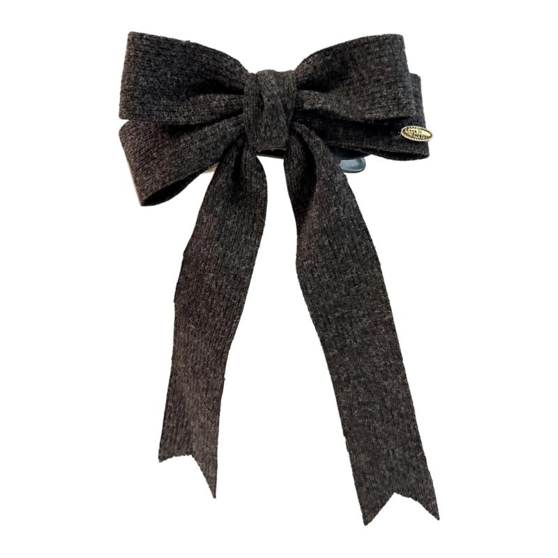 Graceful Hair Bows Barrette Hair Clip 2000s Trend Side Clip Fashionable Elegant Sweet Bowknot Photo Props