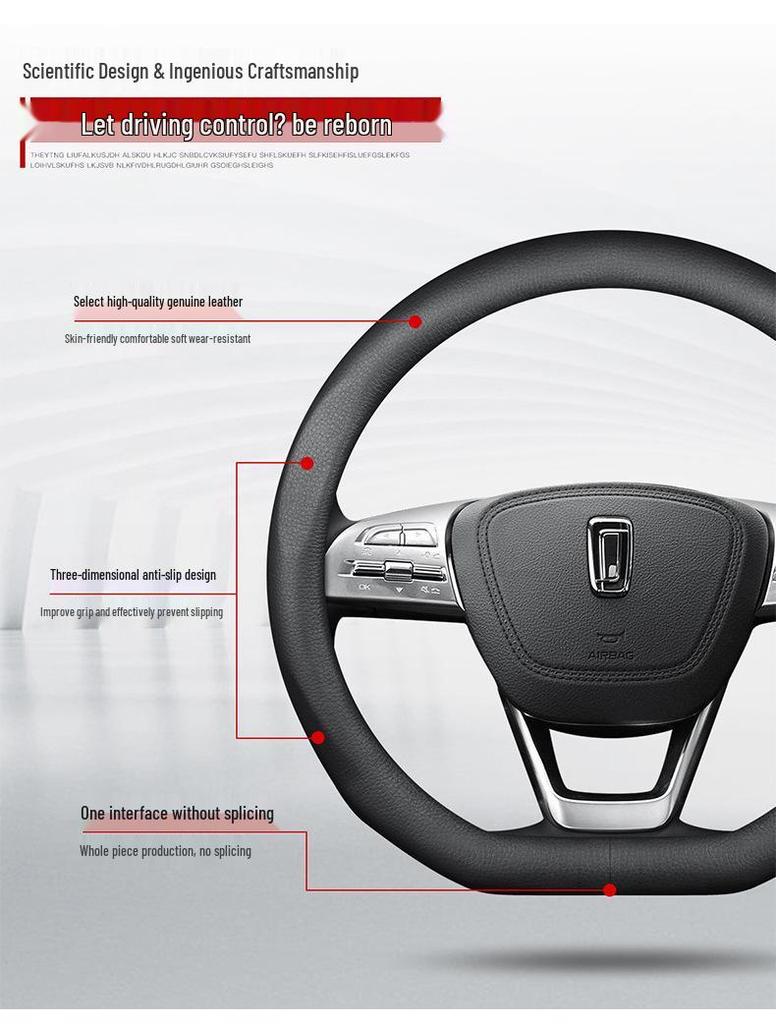 Bestune Steering Wheel Cover: T55/T33/B70/T77/T99/B50x40 - All-Season Car Handle Cover