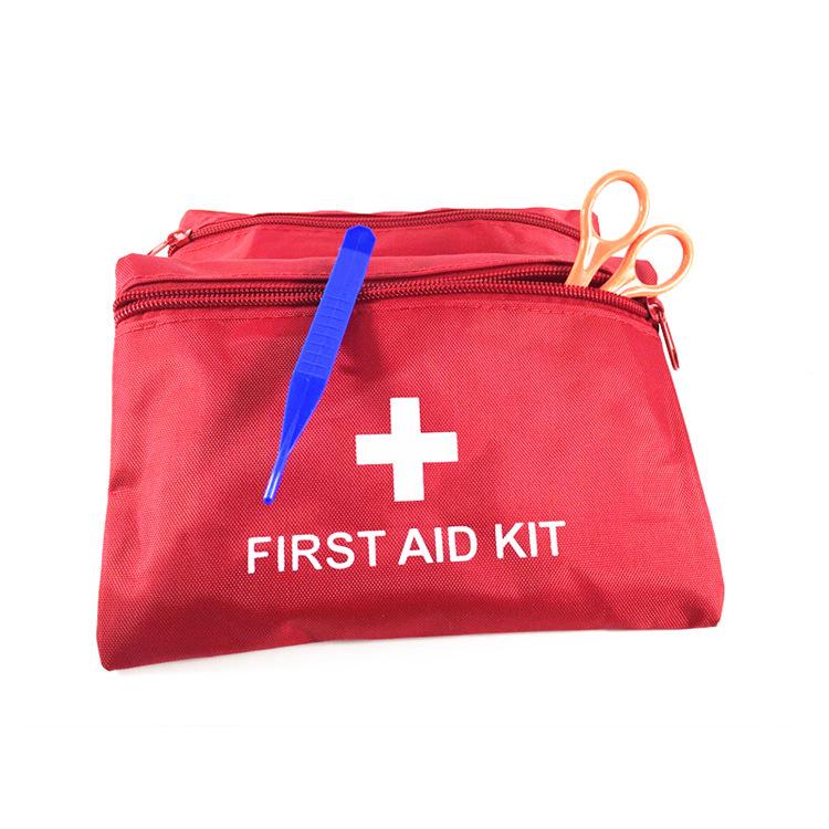 12-in-1 Portable Outdoor First Aid & Disaster Kit | Empty Medical Bag with Logo