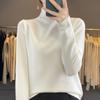 Fall and Winter Women's High Neck Slim Thin Long-sleeved Bottoming Shirt