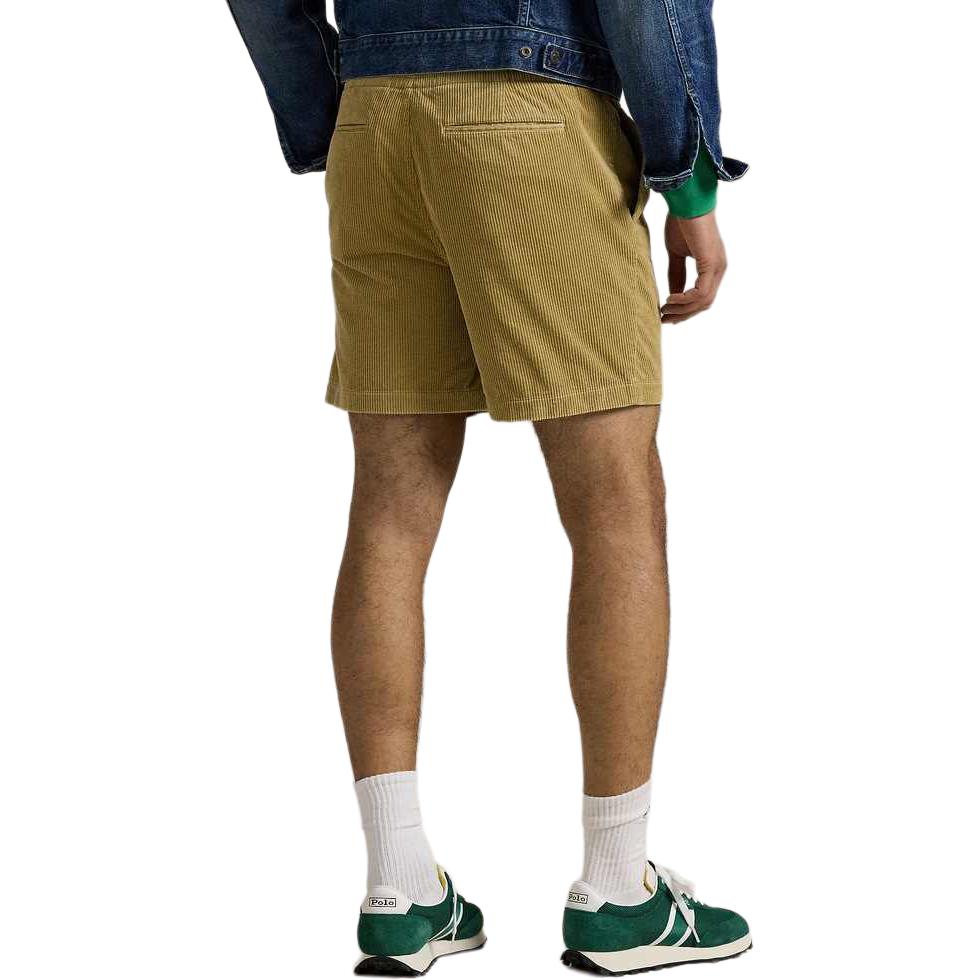Polo Ralph Lauren Solid Drawstring Mid-Rise Casual Shorts Men Shorts Brown MNPOSHO14G20529-250