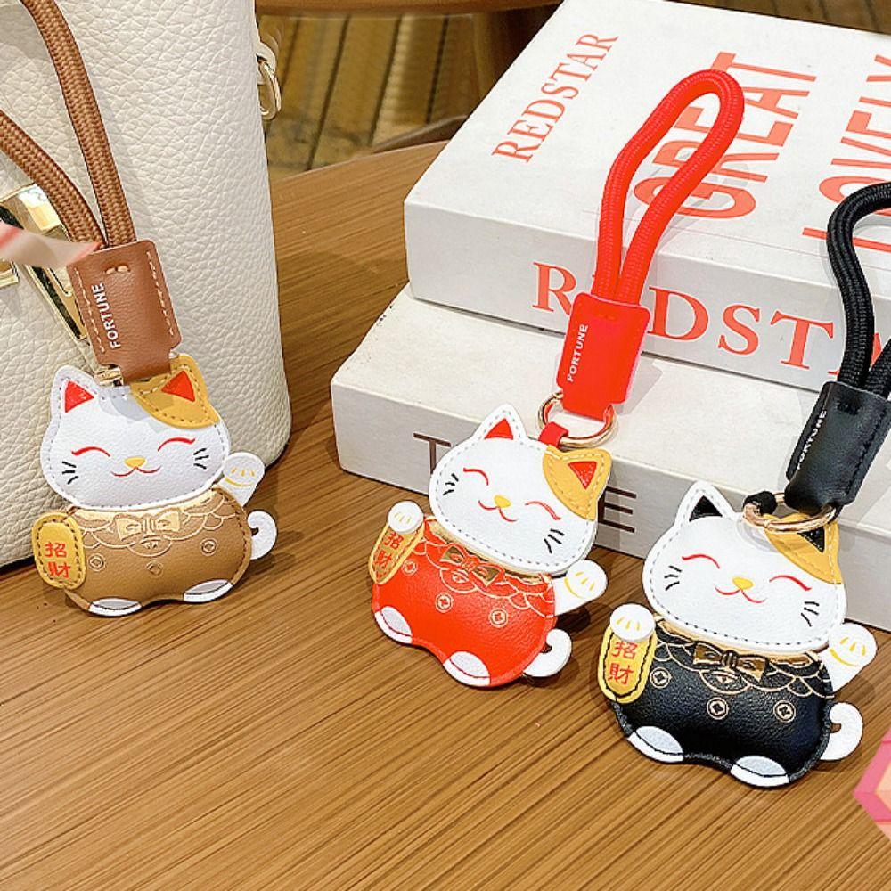 Fortune Maneki Neko Pendant Cartoon Horse Year Pendant Funny Bag Hanging Year of The Horse