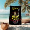 Personalisierter, maßgeschneiderter Strandtuch mit Proof-Muster von Rock-Legende Ozzy Osbourne - weich, saugfähig, schnelltrocknend, perfekt für Schwimmen, Camping & Baden