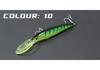 Große Minnow-Köder zum Angeln - Grüne Makrelen-/Thunfischköder, 16CM, 14CM, 12CM