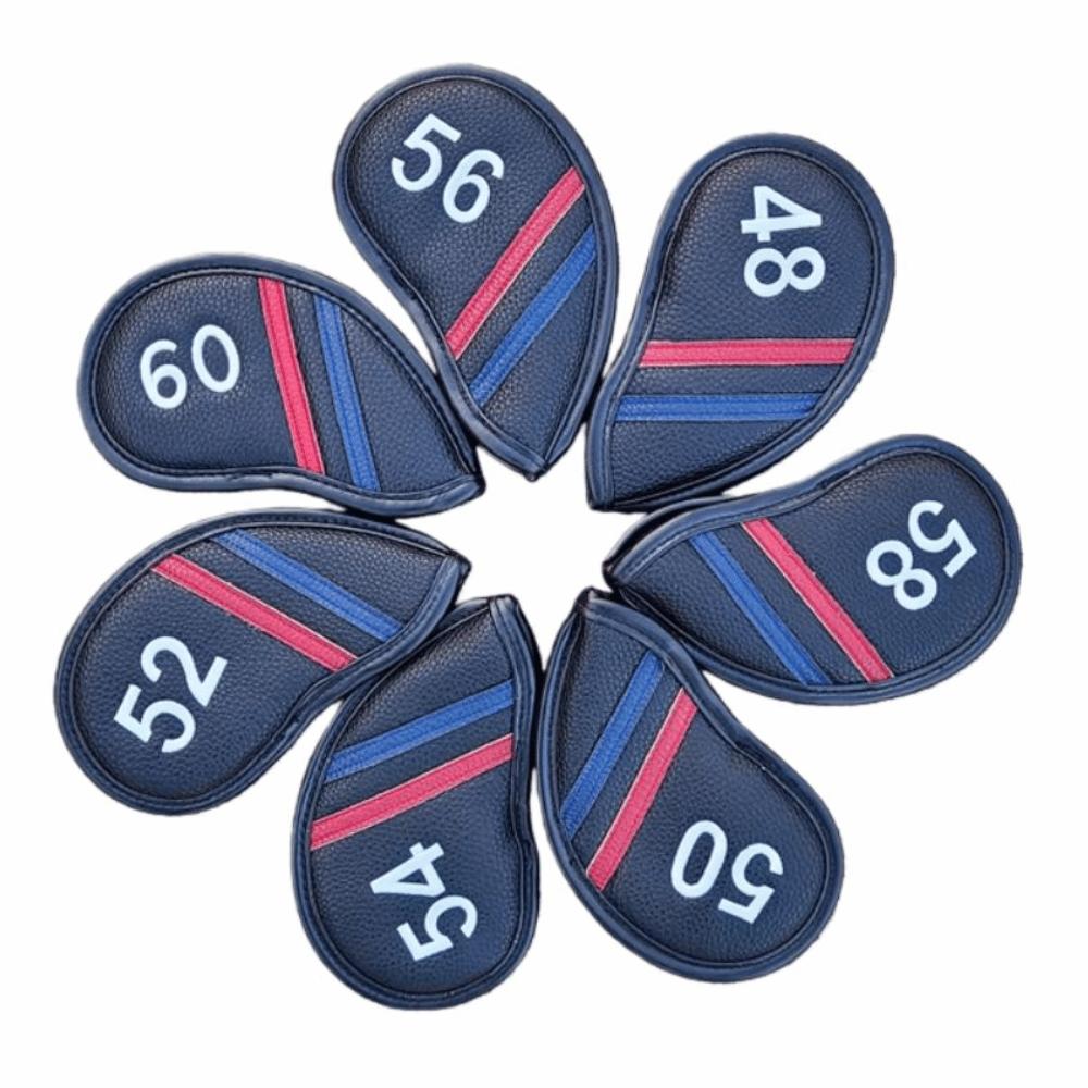 48 50 52 54 Degree Sand Wedge Headcover PU Leather Golf Club Cover Golf Wedge Cover  Men and Women