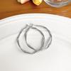 Female Light Luxury Irregular Large Circle Earrings