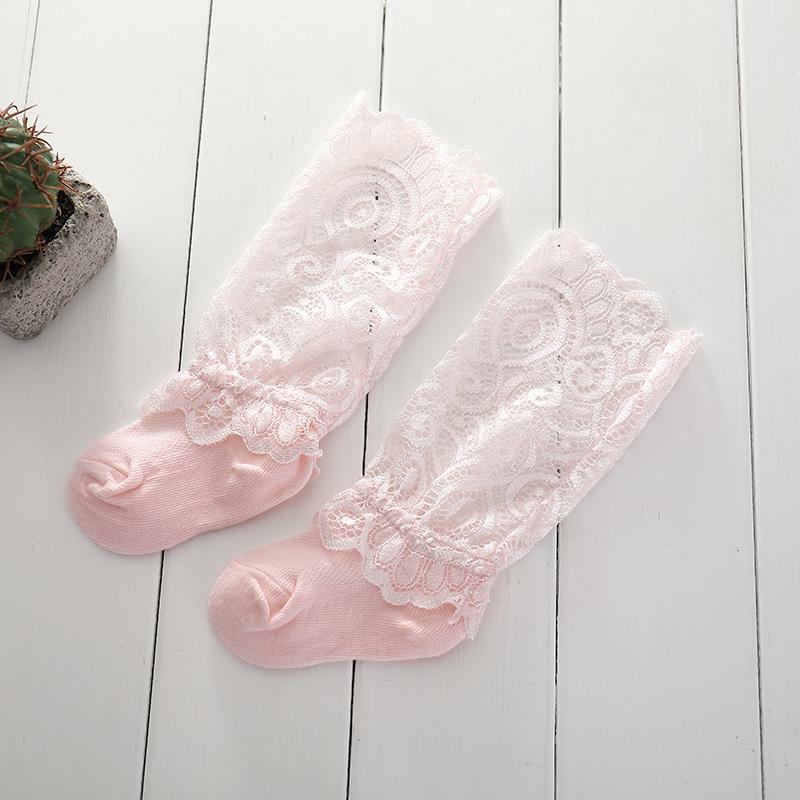 Princess Lace Floral Baby Socks for Girls Toddler Cute White Ruffles Kid Socks Kids Dancing Socks Casual Infant Foot Socks