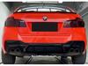 BMW 5 Series G30/G38 Quad Outlet Titanium Black Exhaust Tailpipe, MP Style, Large Square
