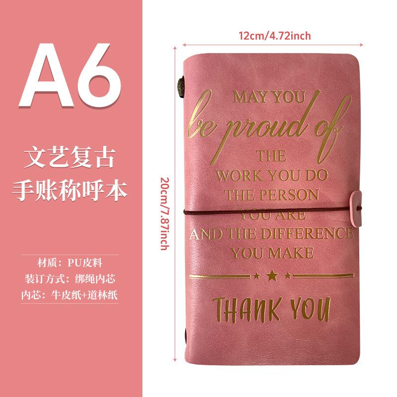 Notebook Customized Handbook TN Stationery Travel Notepad