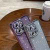Luxury Plating Bling Glitter Diamond Rhinestone Case For iPhone 16 15 14 Pro Max 13 12 11 X XS 8 Plus Soft Silicone Clear Cover