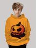 2025 Latest Halloween Series New Pumpkin Head Hoodie 3D Print Autumn Pullover Casual Comfortable Sports Parent-Child Clothing
